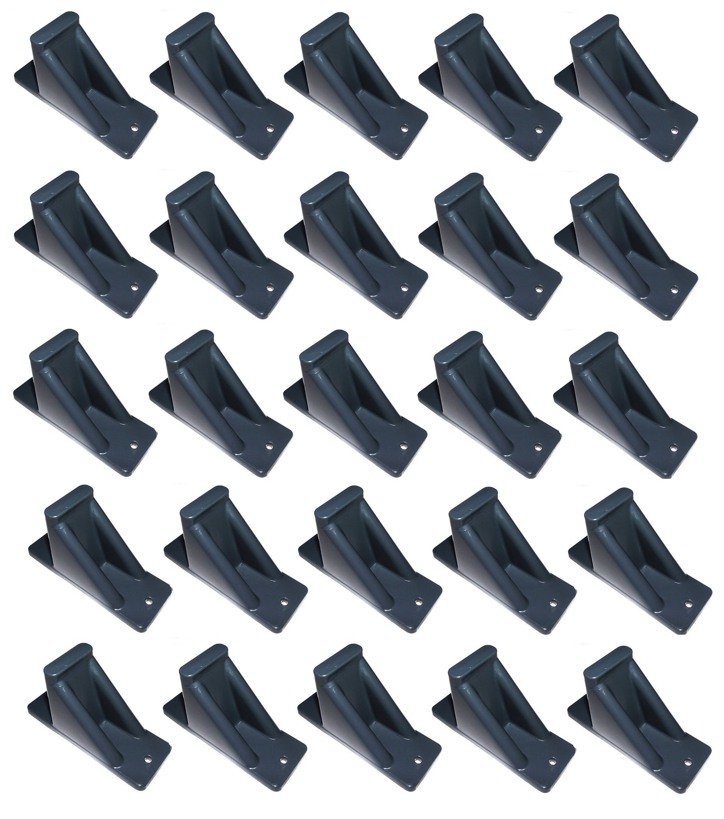 Dark Grey Plastic Mini Roof Snow and Ice Guard - Multi-Quantity Pack