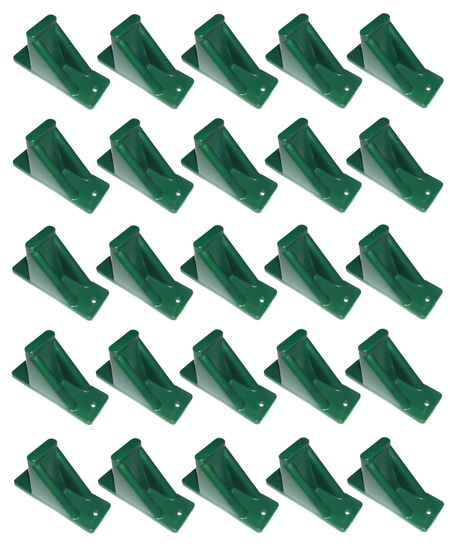 Green Plastic Mini Roof Snow and Ice Guard - Multi-Quantity Pack