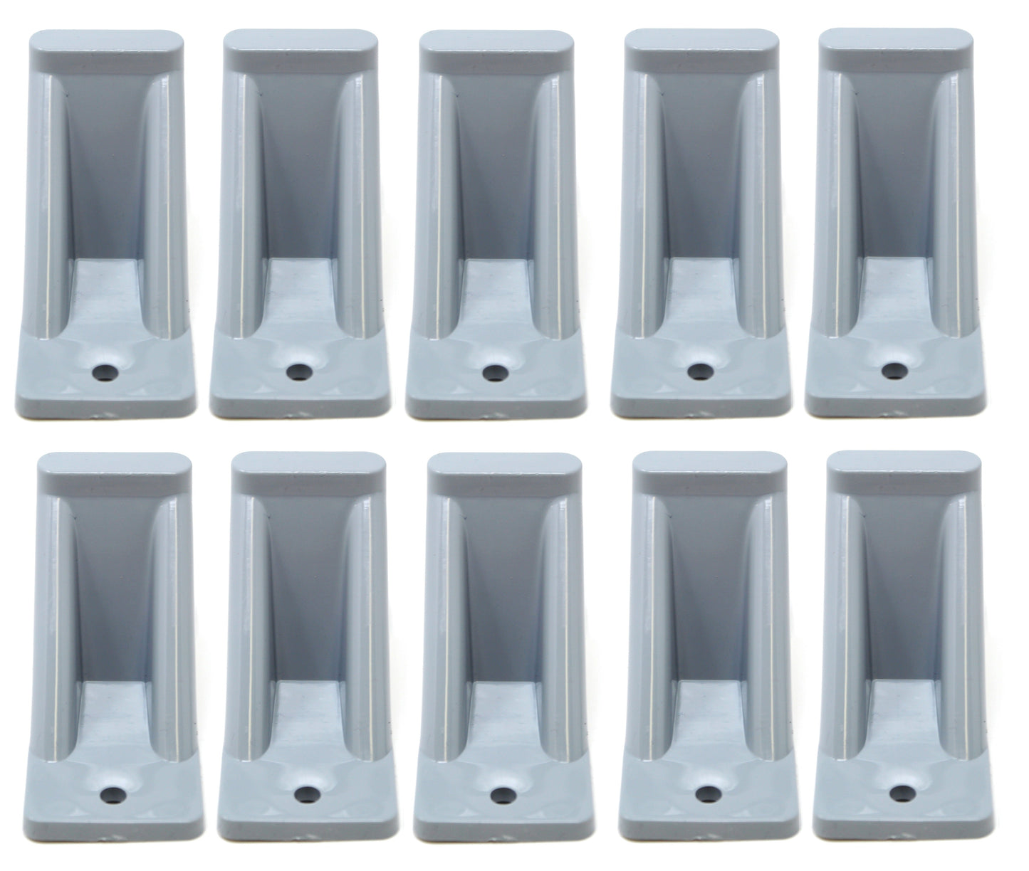 Light Grey Plastic Mini Roof Snow and Ice Guard - Multi-Quantity Pack