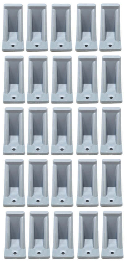 Light Grey Plastic Mini Roof Snow and Ice Guard - Multi-Quantity Pack