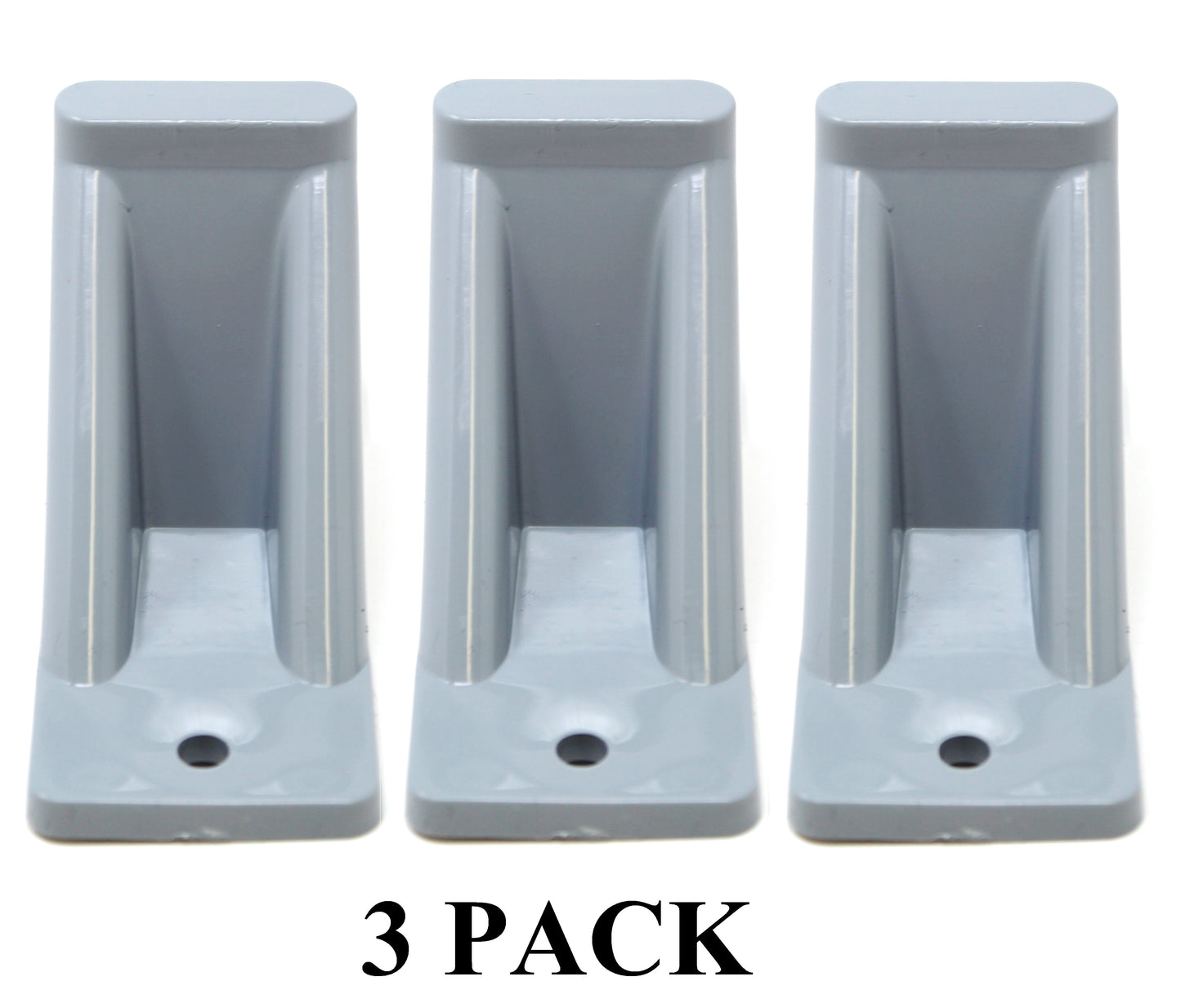 Light Grey Plastic Mini Roof Snow and Ice Guard - Multi-Quantity Pack