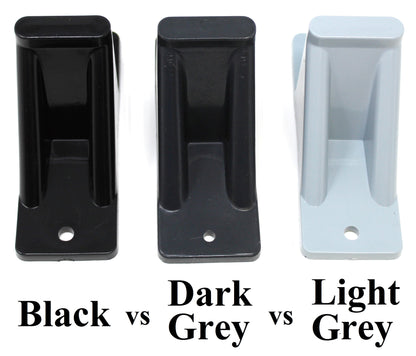 Dark Grey Plastic Mini Roof Snow and Ice Guard - Multi-Quantity Pack