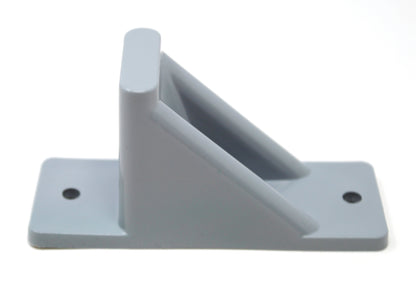 Light Grey Plastic Mini Roof Snow and Ice Guard - Multi-Quantity Pack
