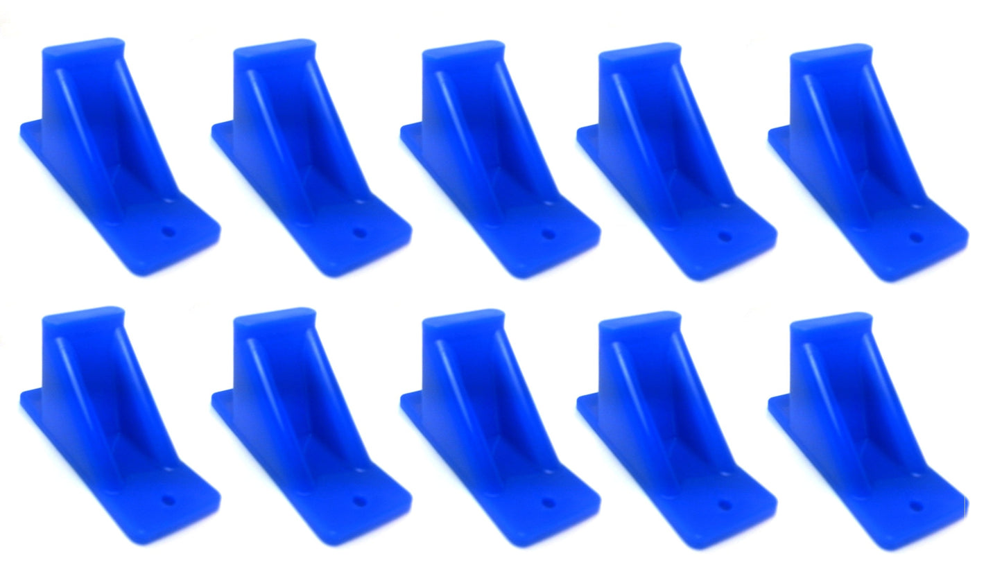 Plastic Blue Mini Roof Snow and Ice Guard -Multi-Quantity Pack
