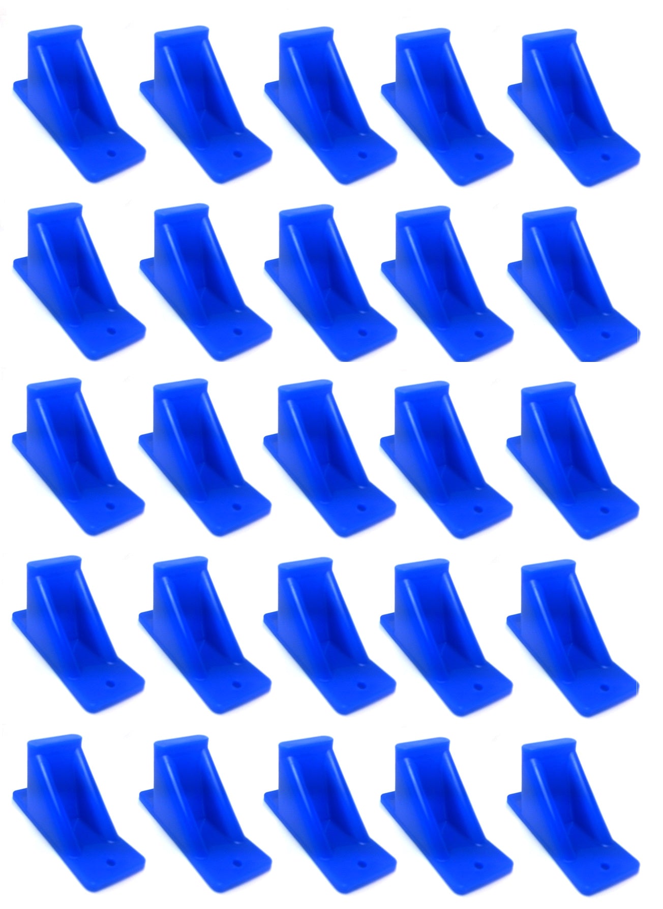 Plastic Blue Mini Roof Snow and Ice Guard -Multi-Quantity Pack