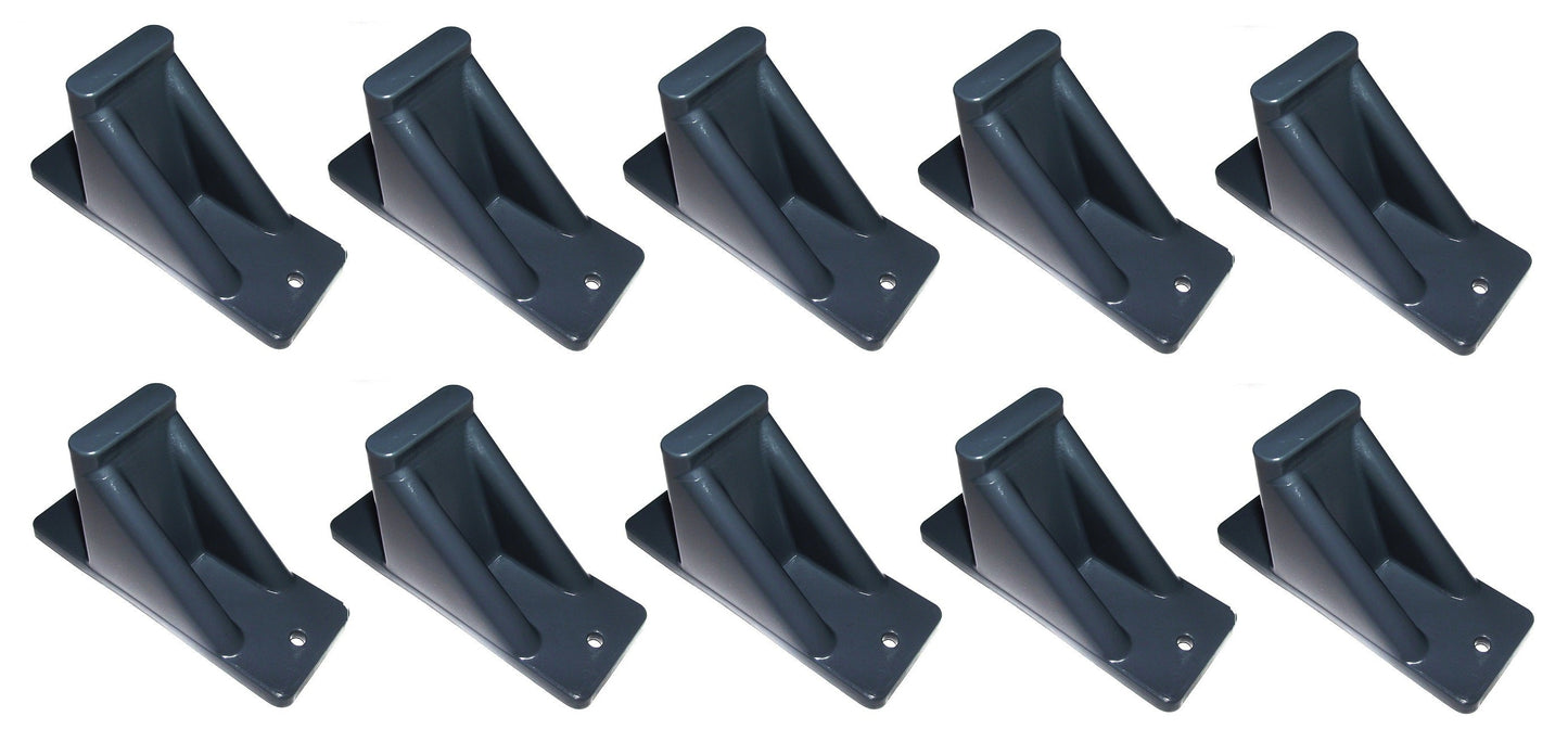 Dark Grey Plastic Mini Roof Snow and Ice Guard - Multi-Quantity Pack