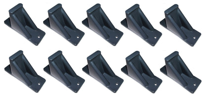 Dark Grey Plastic Mini Roof Snow and Ice Guard - Multi-Quantity Pack