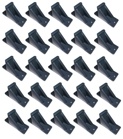 Dark Grey Plastic Mini Roof Snow and Ice Guard - Multi-Quantity Pack
