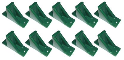 Green Plastic Mini Roof Snow and Ice Guard - Multi-Quantity Pack
