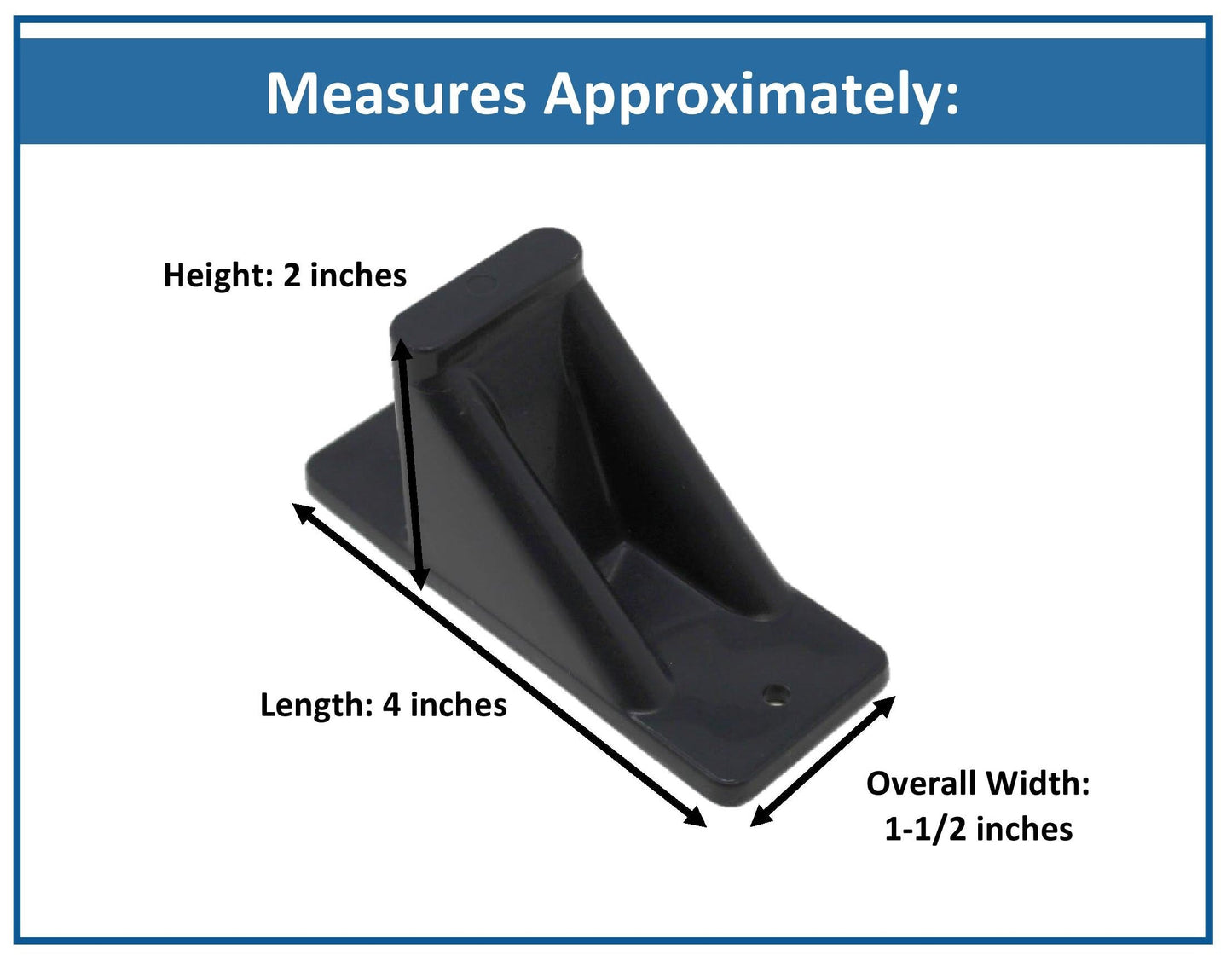 Dark Grey Plastic Mini Roof Snow and Ice Guard - Multi-Quantity Pack