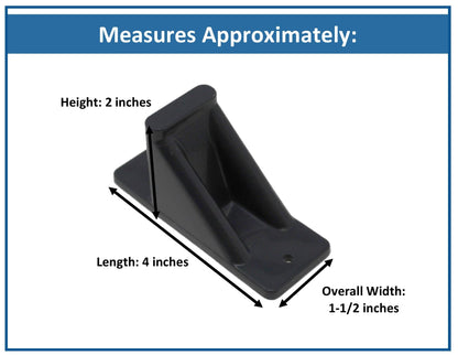 Dark Grey Plastic Mini Roof Snow and Ice Guard - Multi-Quantity Pack